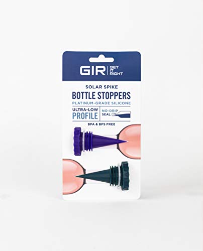 GIR: Get It Right Low-Profile Bottle Stopper Heat-Resistant up to 550¡F | Seamless, Nonstick Kitchen Spatulas for Cooking, Baking, and Mixing |, Solar Spike, Grape and Vine