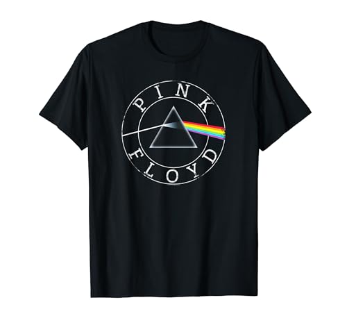 Pink Floyd Rock Band Prism Circle Logo T-Shirt