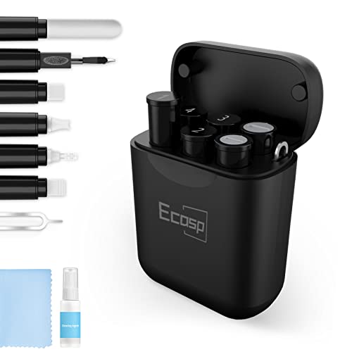 Cleaner Kit for AirPod, Multi-Tool iPhone Cleaning Kit, Cell Phone Cleaning Repair & Recovery iPhone and iPad (Type C) Charging Port, Lightning Cables, and Connectors, Easy to Store and Carry Design