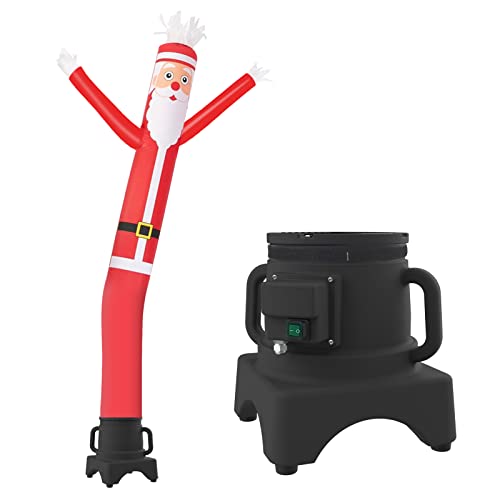 MOUNTO 8FT Inflatable Waving Man Fly Puppet Dancer with Blower (Santa Claus)