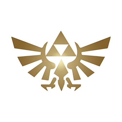 Hyrule Eagle Wings Decal Vinyl Sticker Auto Car Truck Wall Laptop | Gold | 5.5' x 4'