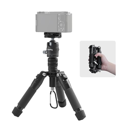 SmallRig VT-20 Aluminum Mini Tripod, 20' Desktop Tripod with 360° Ball Head, Compact Desktop Tripod for DSLR Camera Video Camcorder, Load up to 13lb/6kg-4289