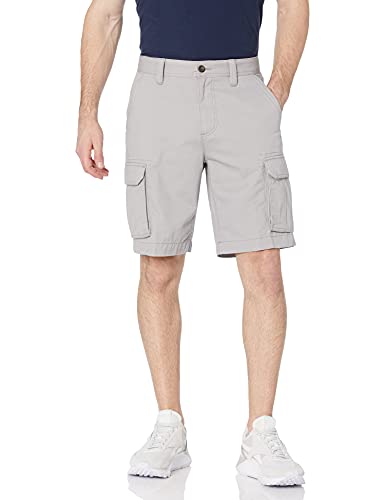 Amazon Essentials Men's Classic-Fit Cargo Short (Available in Big & Tall), Light Grey, 36