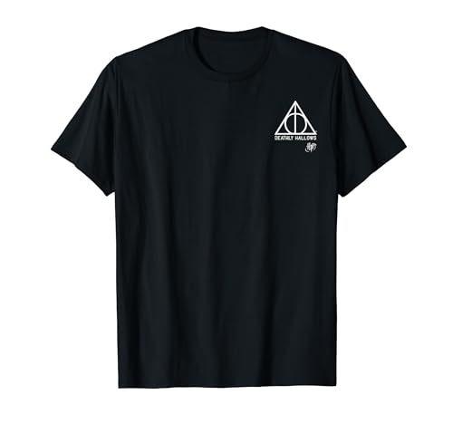 Harry Potter Deathly Hallows Pocket Icon Front & Back T-Shirt
