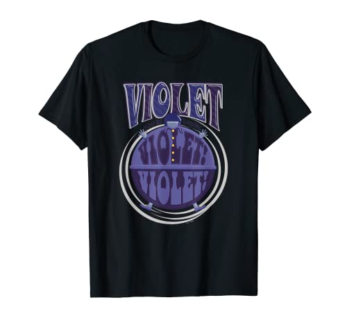 Willy Wonka And The Chocolate Factory Violet Blueberry Logo T-Shirt