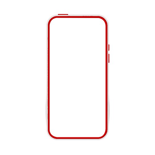pinlo iPhone 5/5S Case, Hybridue Red x White I5SHBDRW