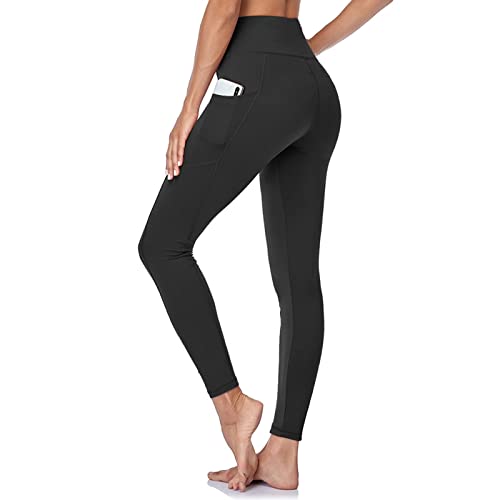 GAYHAY Leggings with Pockets for Women, High Waist Tummy Control Workout Running Yoga Pants