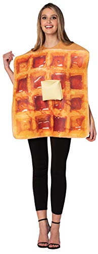 Rasta Imposta Get Real Waffle Syrup Butter Halloween Costume, Adult One Size Brown