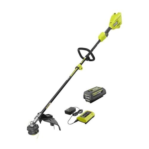 RYOBI 40-Volt Lithium-Ion Cordless Expand-It Attachment Capable Adjustable 13-15'' String Trimmer, Tool Only; Battery and Charger Not Included, Black, RY40ST01B