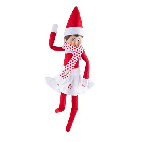 The Elf on the Shelf Claus Couture Collection Snowflake Skirt & Scarf- Scout Elf Not Included