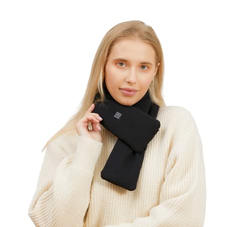 hYwecy Heated Scarf-Three Temp Setings-USB Powered By Power Bank,Heating Scarf for Women/Men(Without Power Bank)