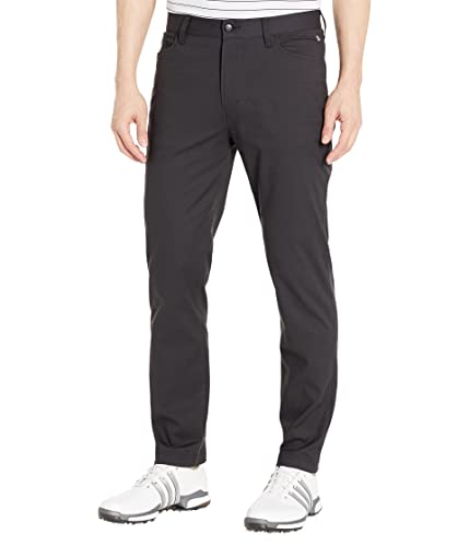 adidas Golf Men's Standard GO-to 5-Pocket Tapered FIT Golf Pants, Black, 36W x 32L