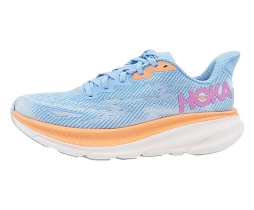 HOKA ONE ONE Clifton 9 Womens Shoes Size 9, Color: Airy Blue/Ice Water