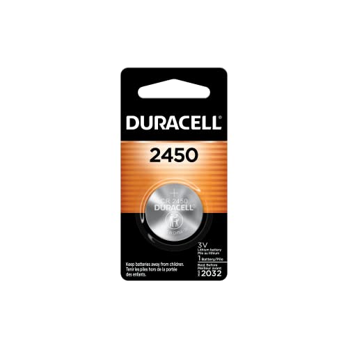 Duracell - 2450 3V Lithium Coin Battery - long lasting battery - 6 Count (Pack of 1)