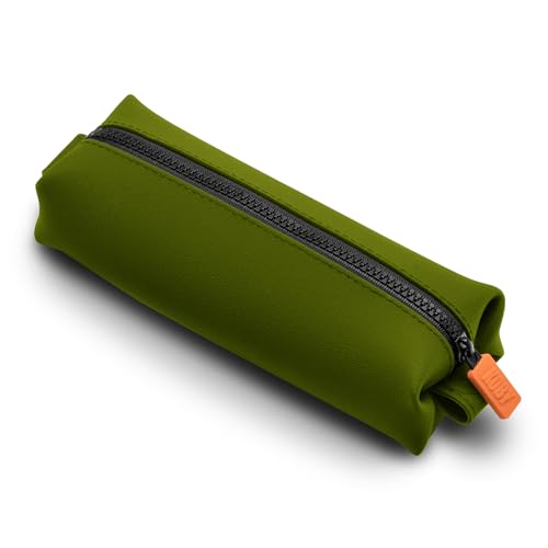 Tooletries - The Koby Mini Dopp Kit - Silicone Toiletry Organizer, Bathroom Travel Bag - Heavy-Duty Zipper, Leak Resistance, Easy to Clean - 8.5' x 2.75' x 2' - Olive