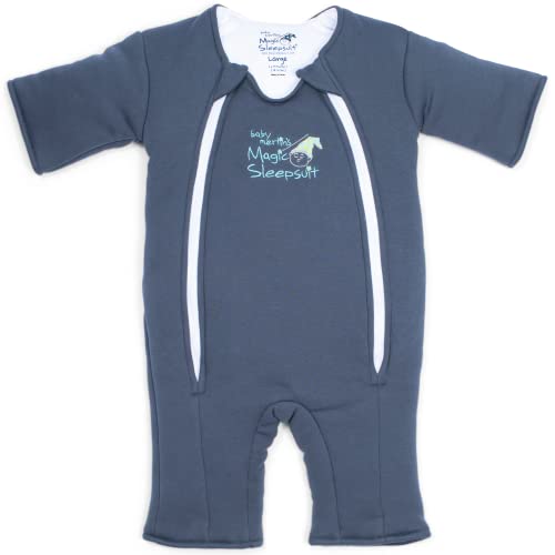 Baby Merlin's Magic Sleepsuit - 100% Cotton Baby Transition Swaddle - Baby Sleep Suit - Night Sky - 6-9 Months