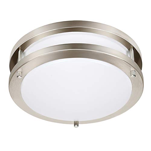 36W Dimmable LED Ceiling Light Fixture, 13in Flush Mount Light Fixture, Ceiling Lamp for Bedroom, Kitchen, Bathroom, Hallway, Stairwell, Super Bright 3200 Lumens, 5000K Daylight White