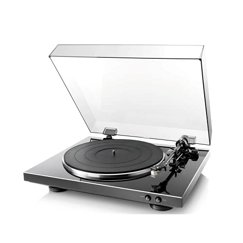 Denon DP-300F Fully Automatic Analog Turntable with Built-in Phono Equalizer | Unique Tonearm Design | Hologram Vibration Analysis | Slim Design