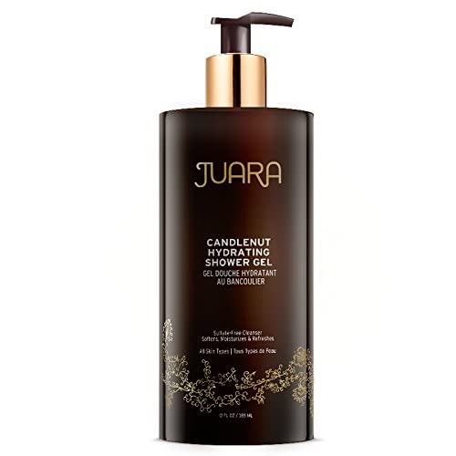 Juara - Candlenut Hydrating Shower Gel | Moisturizing Body Wash | Natural Soap | Soothe Skin | Gentle Nourishment | Cruelty Free, Paraben & Sulfate Free, Vegetarian | 12 oz.