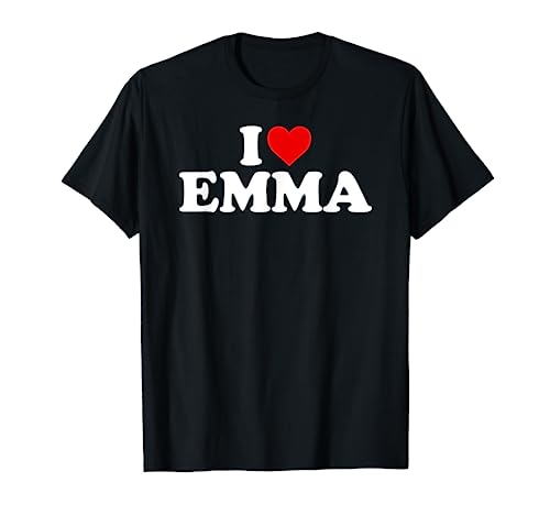 I Love Emma - Heart T-Shirt