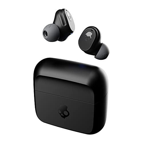 Skullcandy Mod In-Ear Wireless Earbuds, 34 Hr Battery, Microphone, Works with iPhone Android and Bluetooth Devices - Black