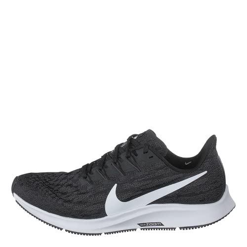 Nike Women's Air Zoom Pegasus 36 Running Shoes, Black/White-thunder Grey, 9.5