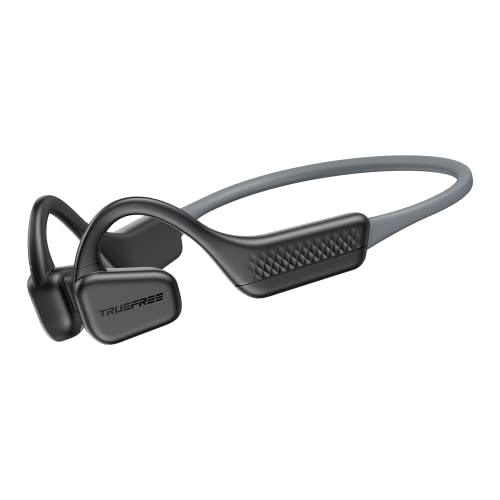 truefree Open Ear Headphones F1 Wireless Bluetooth 5.3 Air Conduction Headphones 11H Playtime HiFi Stereo Headset with Headband Lightweight Earphones for Workout Running Cycling Climbing Driving