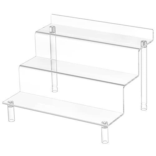 Grarry Perfume Organizer, 9' Acrylic Risers for Display, Acrylic Riser Display Stands Compatible with Funko POP Figures, Acrylic Display Shelf for Cologne Organizer Stand Perfume Stand Rack Dessert