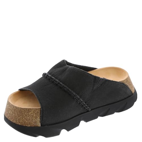 UGG Women's SUNSKIP Slide Sandal, Black, 9