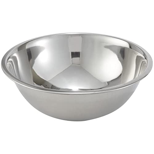 Winco, 8-Quart, Economy Mixing Bowl, Stainless Steel