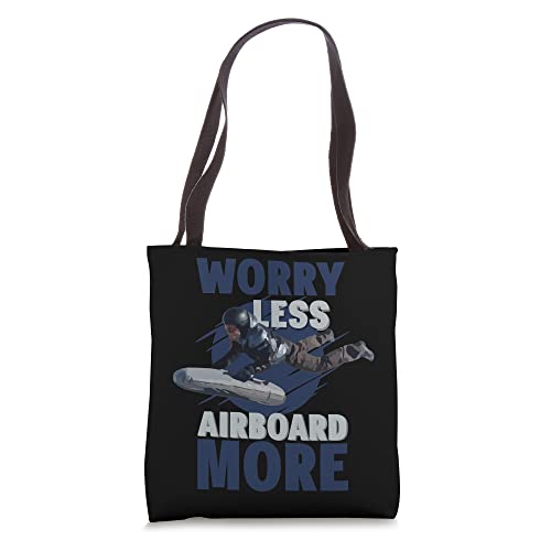 Airboarding Air cushion sled Airboard Winter sports Tote Bag