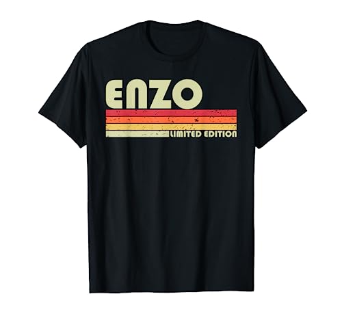 ENZO Gift Name Personalized Funny Retro Vintage Birthday T-Shirt