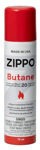 Zippo 3807 Butane Fuel, 75 ml Packaging May Vary, 42 Gram, 42 gram