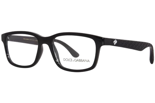 Dolce & Gabbana DX-5097 501 Eyeglasses Youth Kids Girl's Black Full Rim 48mm