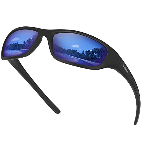 Duduma Sports Polarized Sunglasses for Men Women Baseball Cycling Golf Fishing Sun Glasses UV Blocking Tr8116