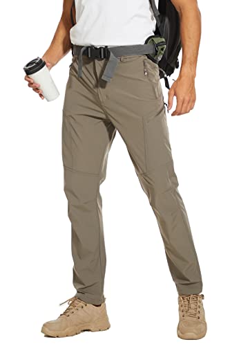 Arunlluta Hiking Pants for Men, Hiking Travel Pants Water-Resistant Mens Work Pants Stretch Quick Dry Lightweight