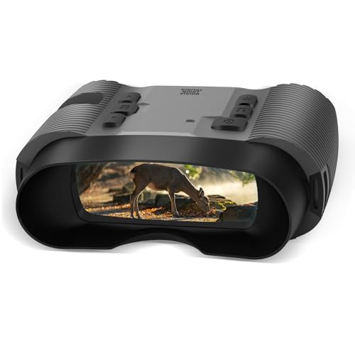 ACPOTEL Night Vision Binoculars - Night Vision Goggles Infrared Goggles for Adult, 3'' Large Screen Infrared Goggles Binoculars with 32GB Memory Card & Rechargeable Lithium Battery