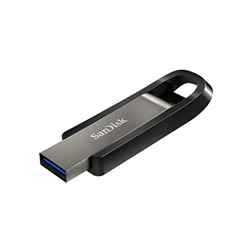 SanDisk 256GB Extreme Go USB 3.2 Type-A Flash Drive - SDCZ810-256G-G46, Metallic Bronze/Gloss Black