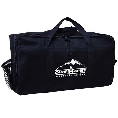 Camp Chef Bag for Compact Cooking System - For Mountain Series Stoves - Easily Store Propane Bottles & Compact Cooking Systems - Carefully Transport Your Camp Stove - Durable, Secure Carry Bag