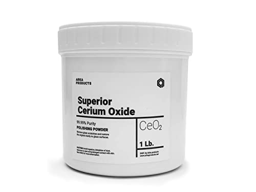 Premium Cerium Oxide, Optical Grade for Scuff, Marks and scratchs in Glass and Mirrors