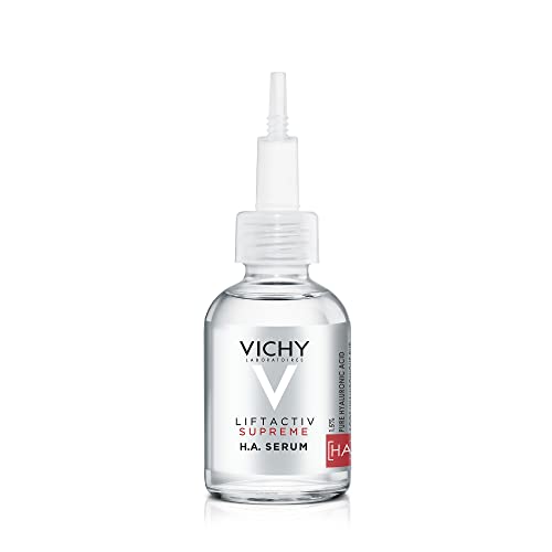 Vichy LiftActiv H.A. Wrinkle Corrector | Hyaluronic Acid Serum For Face | 1.5% Hyaluronic Acid + Vitamin C | Hydrating Serum | Plumping & Firming | Anti Aging Serum For Wrinkles & Fine Lines