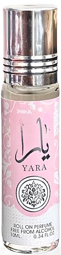 Ard Al Zaafaran Yara for Unisex Roll On Concentrated Perfume Oil, 0.34 Ounce/10 ml