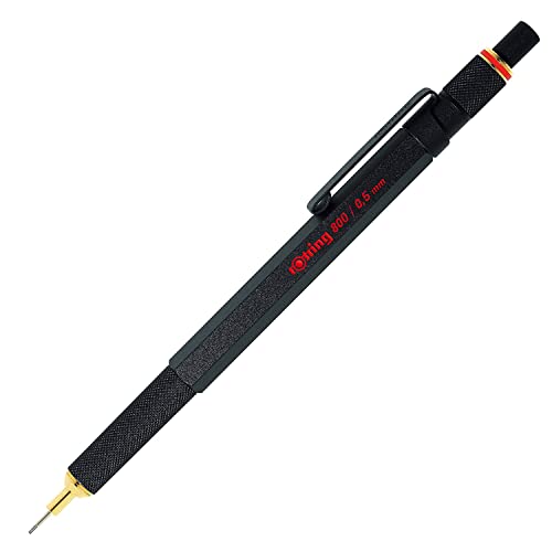 rOtring 800 Mechanical Pencil 0.5 mm Black Metal Barrel
