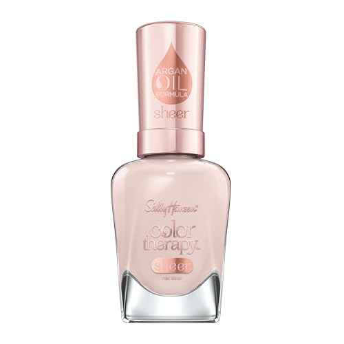 Sally Hansen Color Therapy Lacquer Nail Polish, Bare Kiss, 0.5 Fl. Oz.