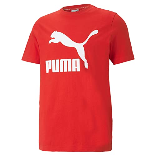 PUMA mens Classics Tee T Shirt, High Risk Red, Medium US