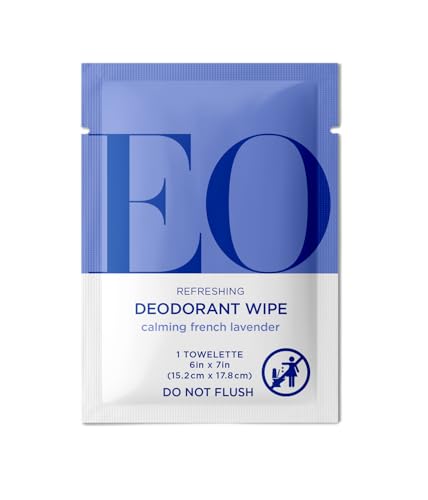 EO Deodorant Lavender Wipes, 6 Count