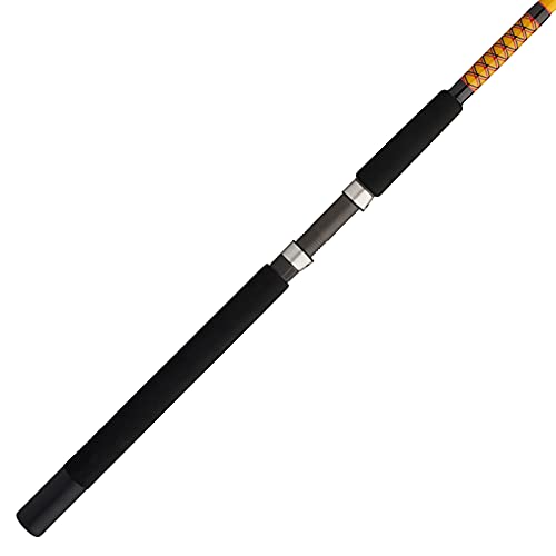 Ugly Stik unisex adult New Model spinning fishing rod, Black/Red/Yellow, 8 - Medium Heavy 20-40lb 2pc US