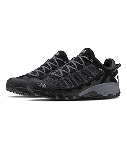The North Face Men's Ultra 109 Waterproof Trail Shoe, TNF Black/Dark Shadow Grey, 14 D