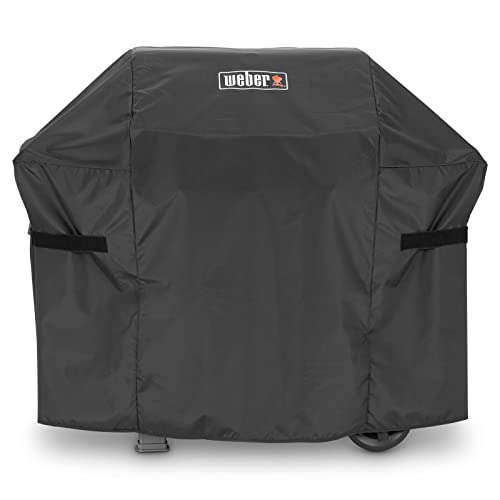 Weber Spirit and Spirit II 300 Series Premium Grill Cover, Heavy Duty and Waterproof, Fits Grill Widths Up To 50 Inches
