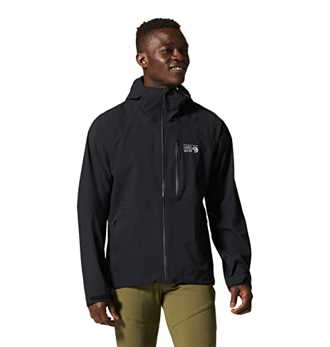 Mountain Hardwear Men's Stretch Ozonic Jacket, Black, XXL-~